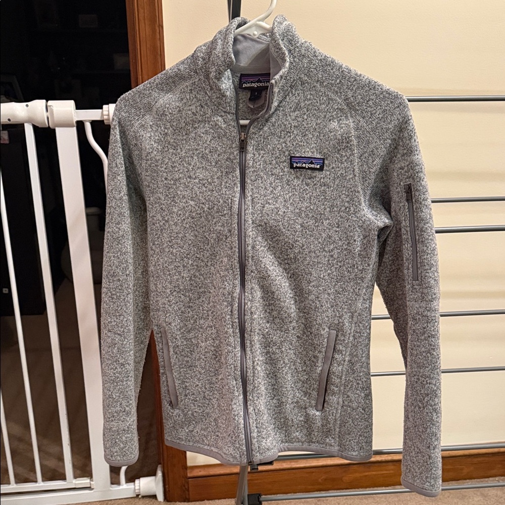 Patagonia Heather Gray Fleece Jacket